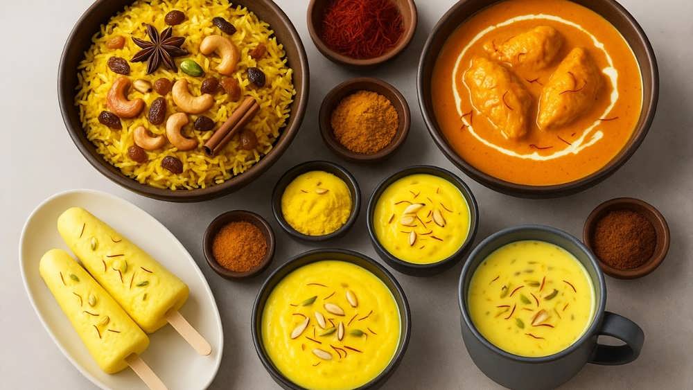 زعفران در غذاهای نمادین هندی